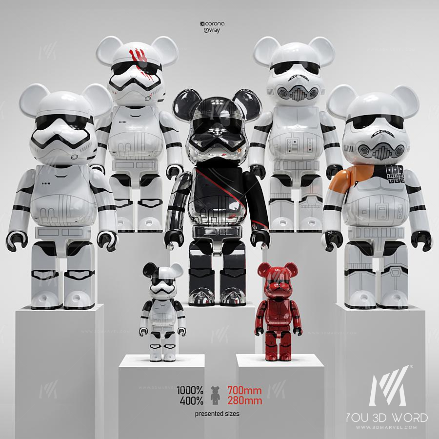 Bearbrick Star Wars